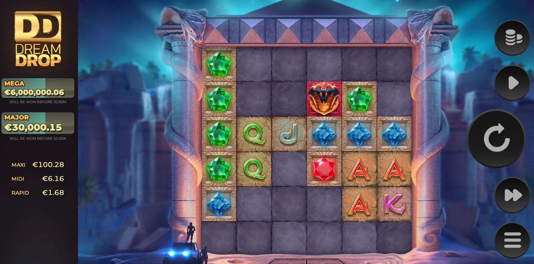temple tumble 2 dream drop
