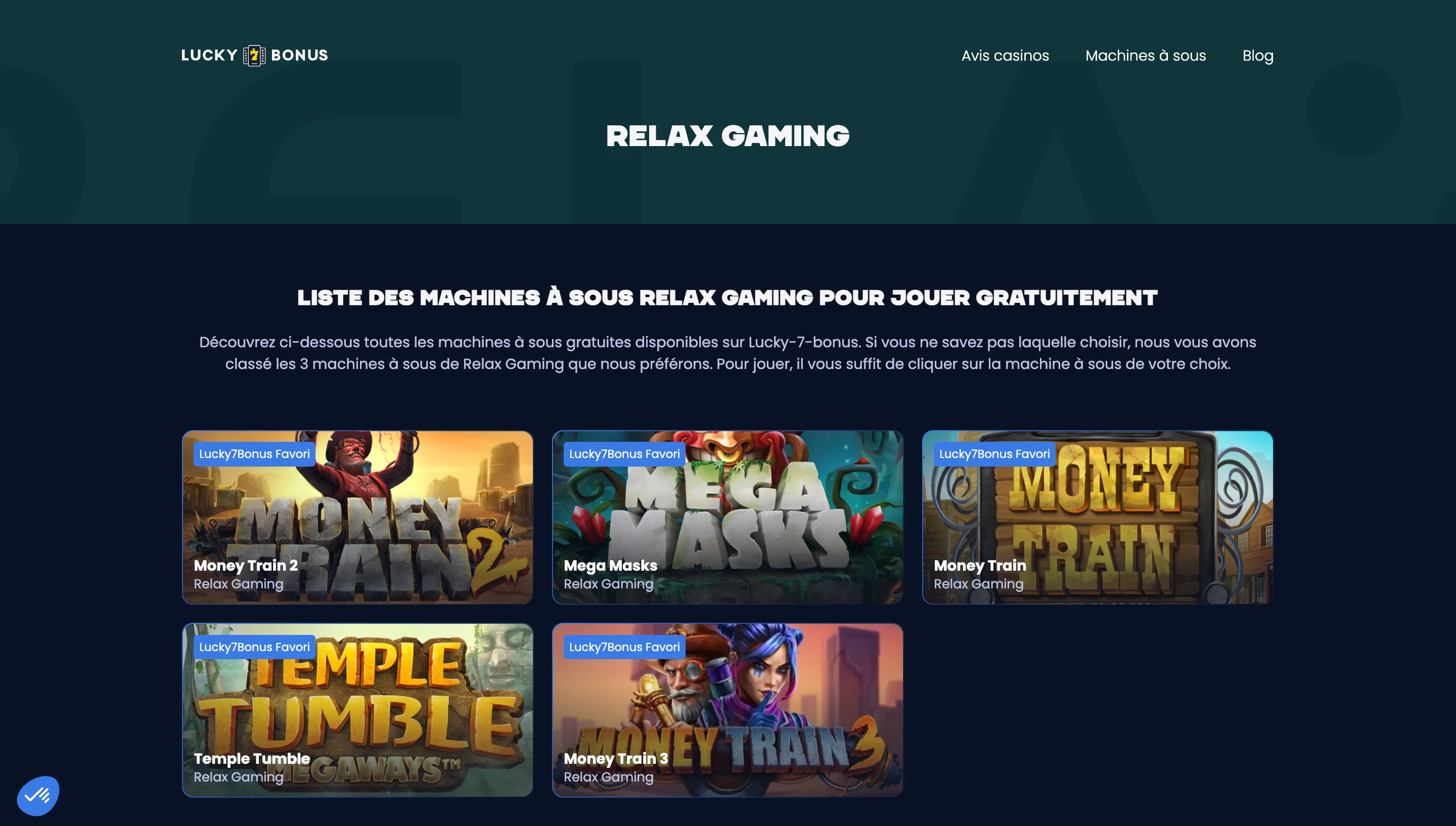 machines à sous relax gaming