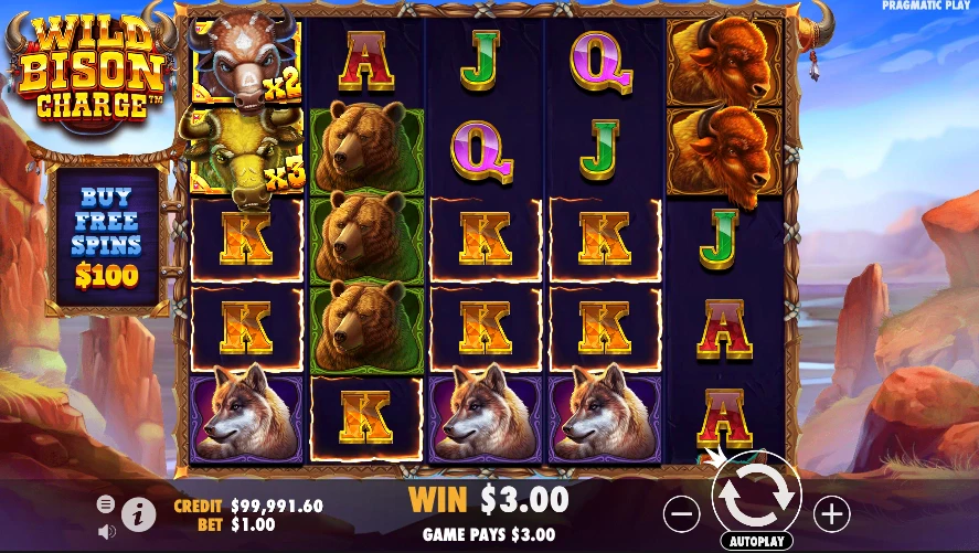 base game wild bison charge