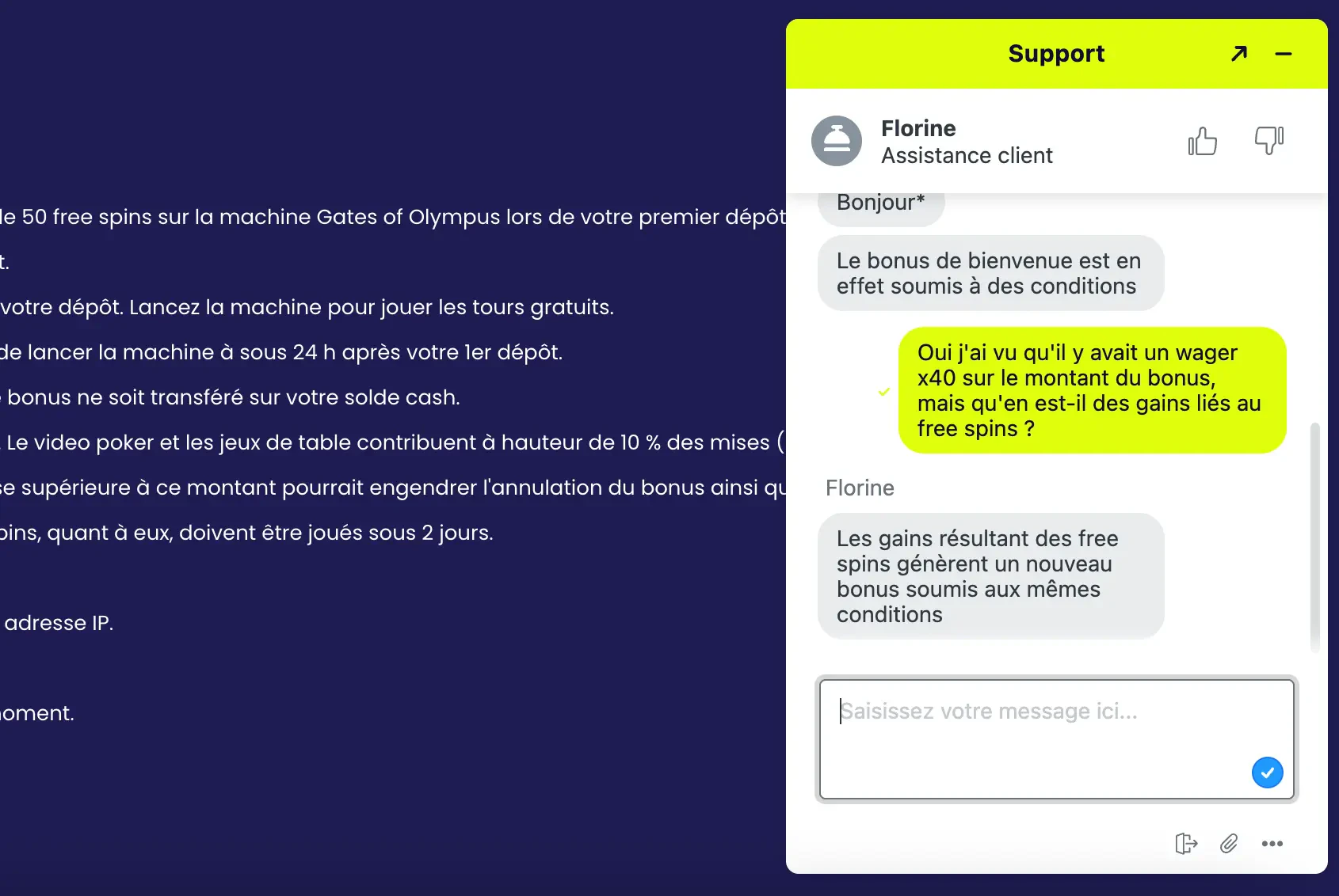 CasinoTogether live chat