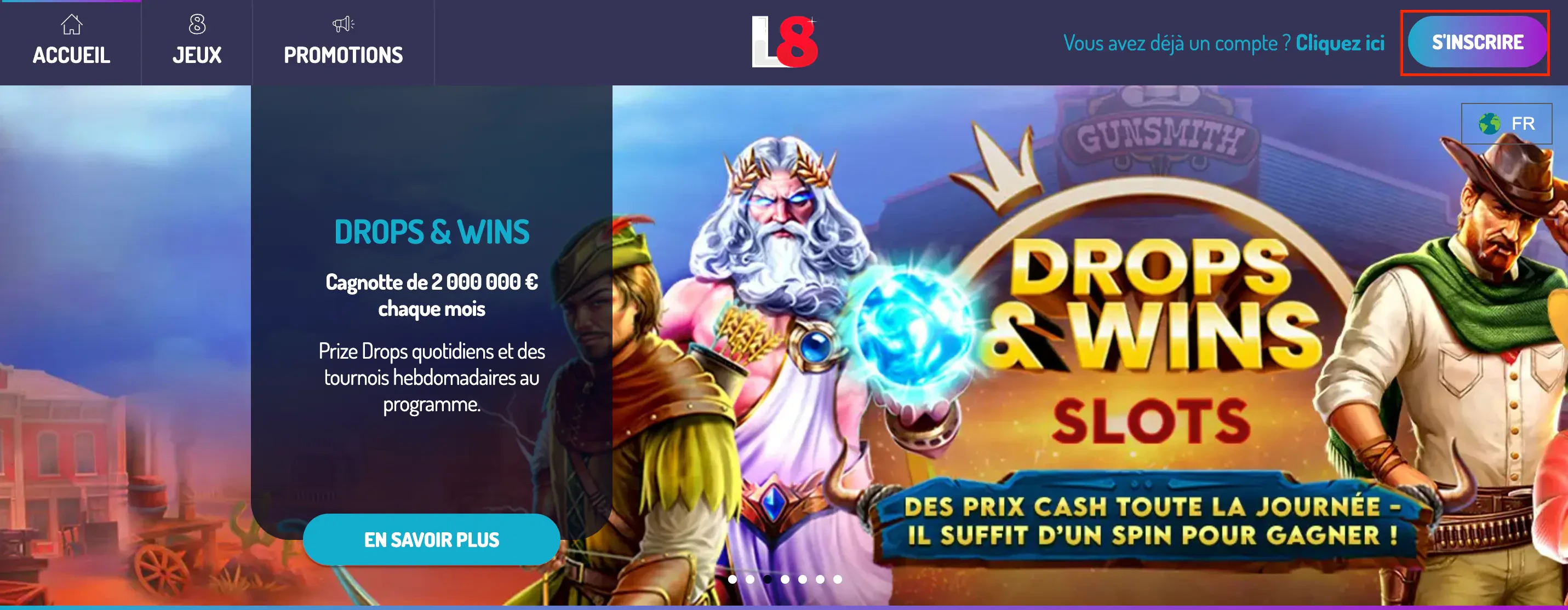 s'inscrire lucky8