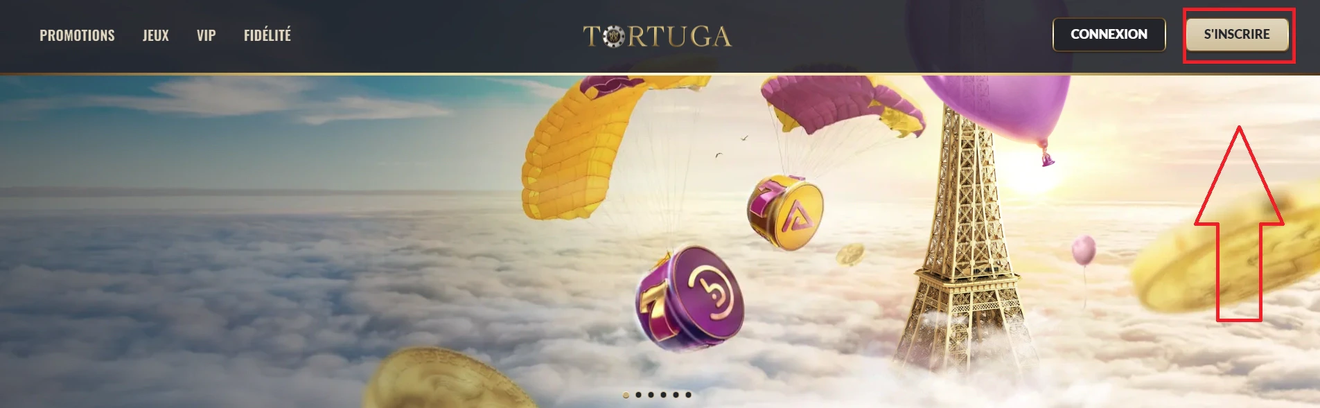 S'inscrire sur Tortuga