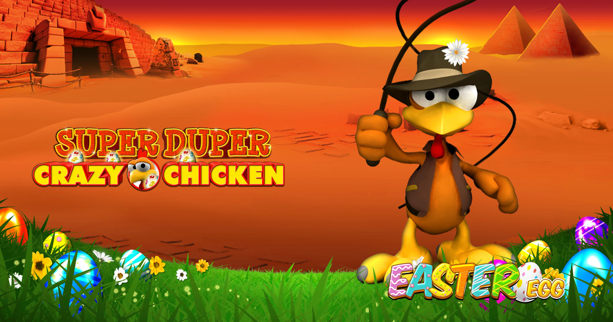 Super Duper Crazy Chicken Easter Egg