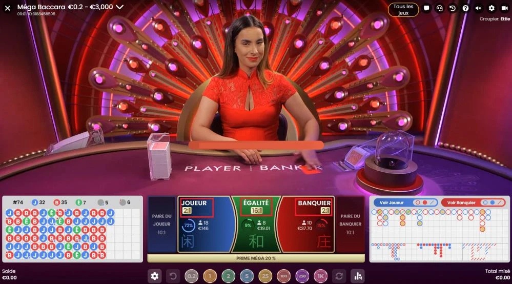 Mega Baccarat 3