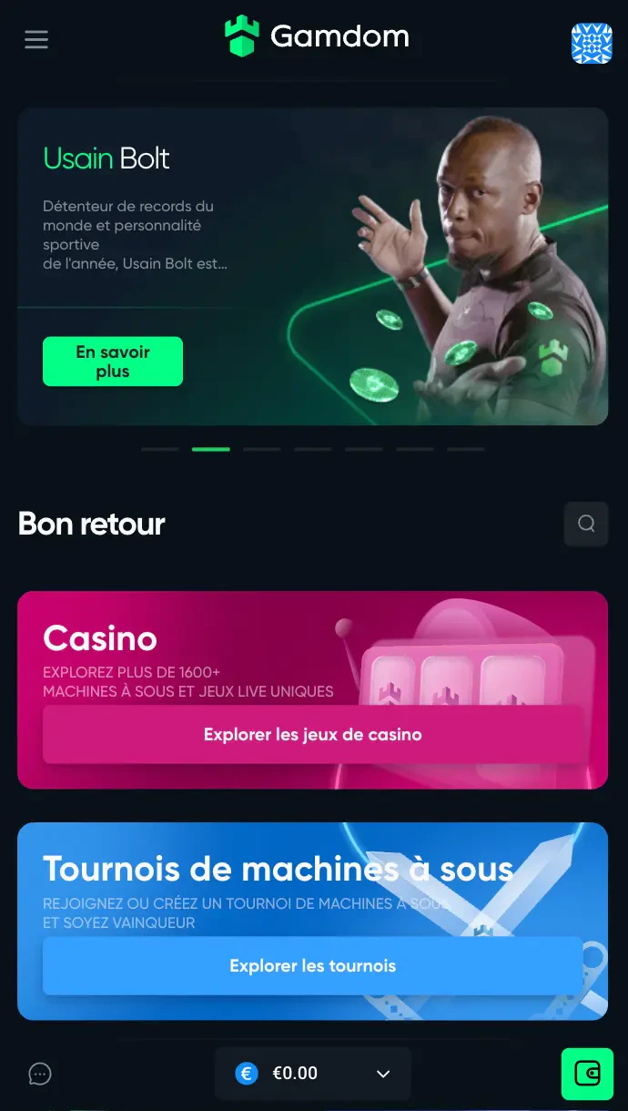 Gamdom tablette