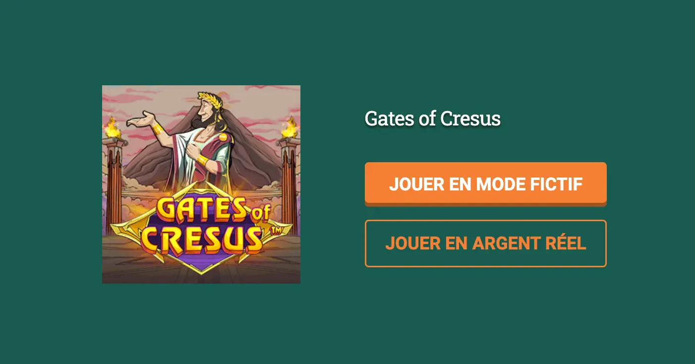 mode demo cresus casino