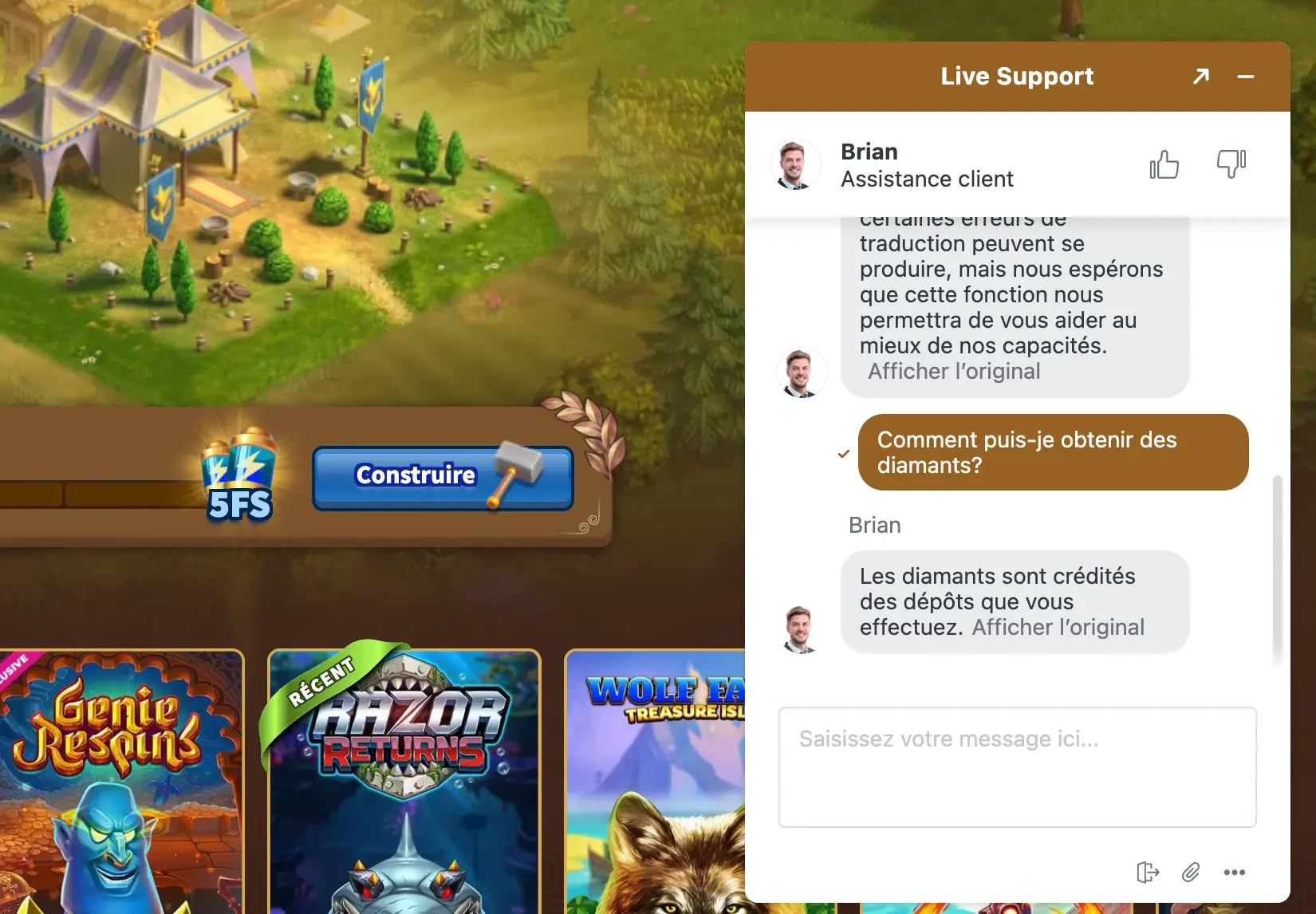 live chat myempire
