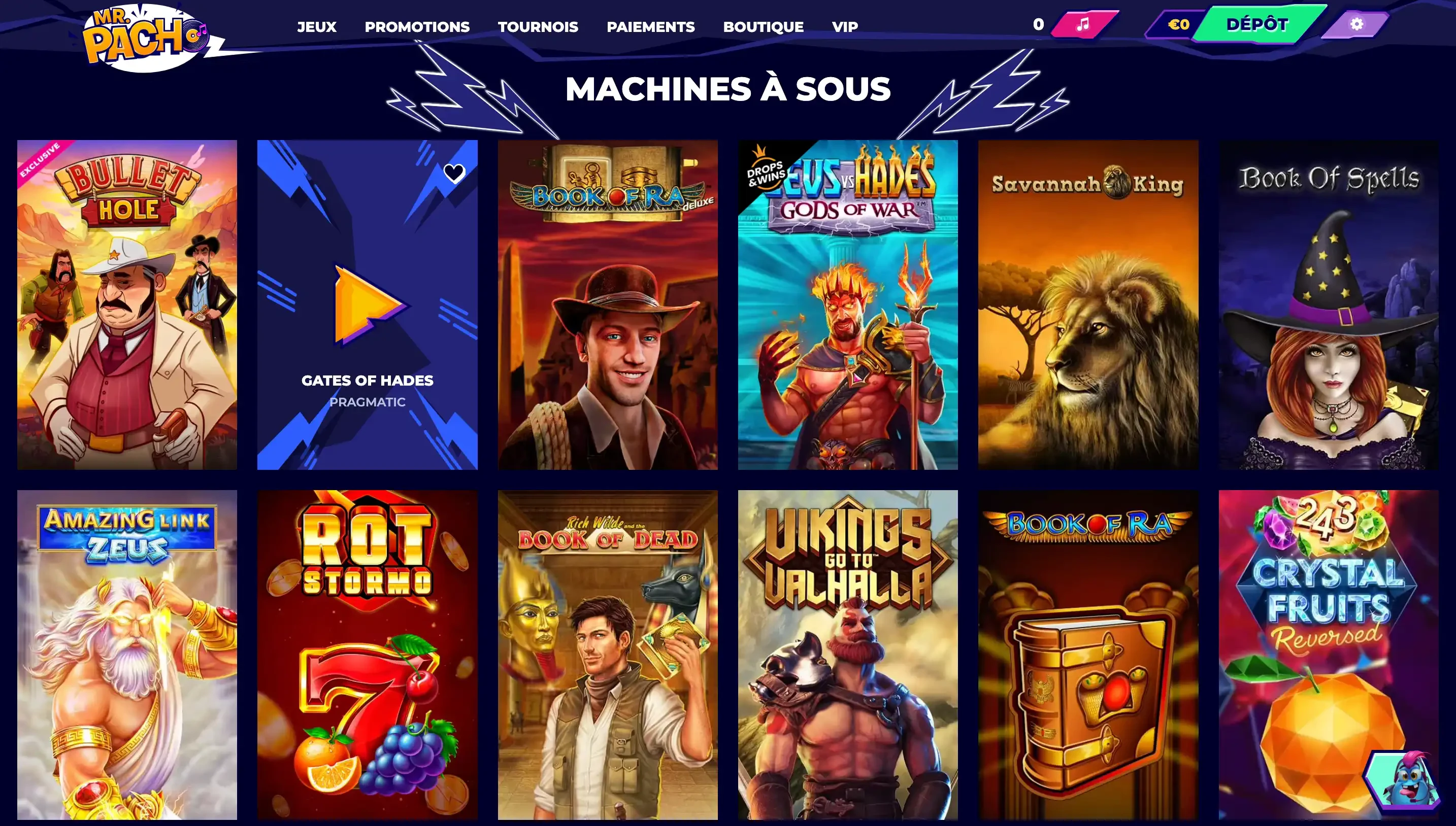 machines à sous mrpacho