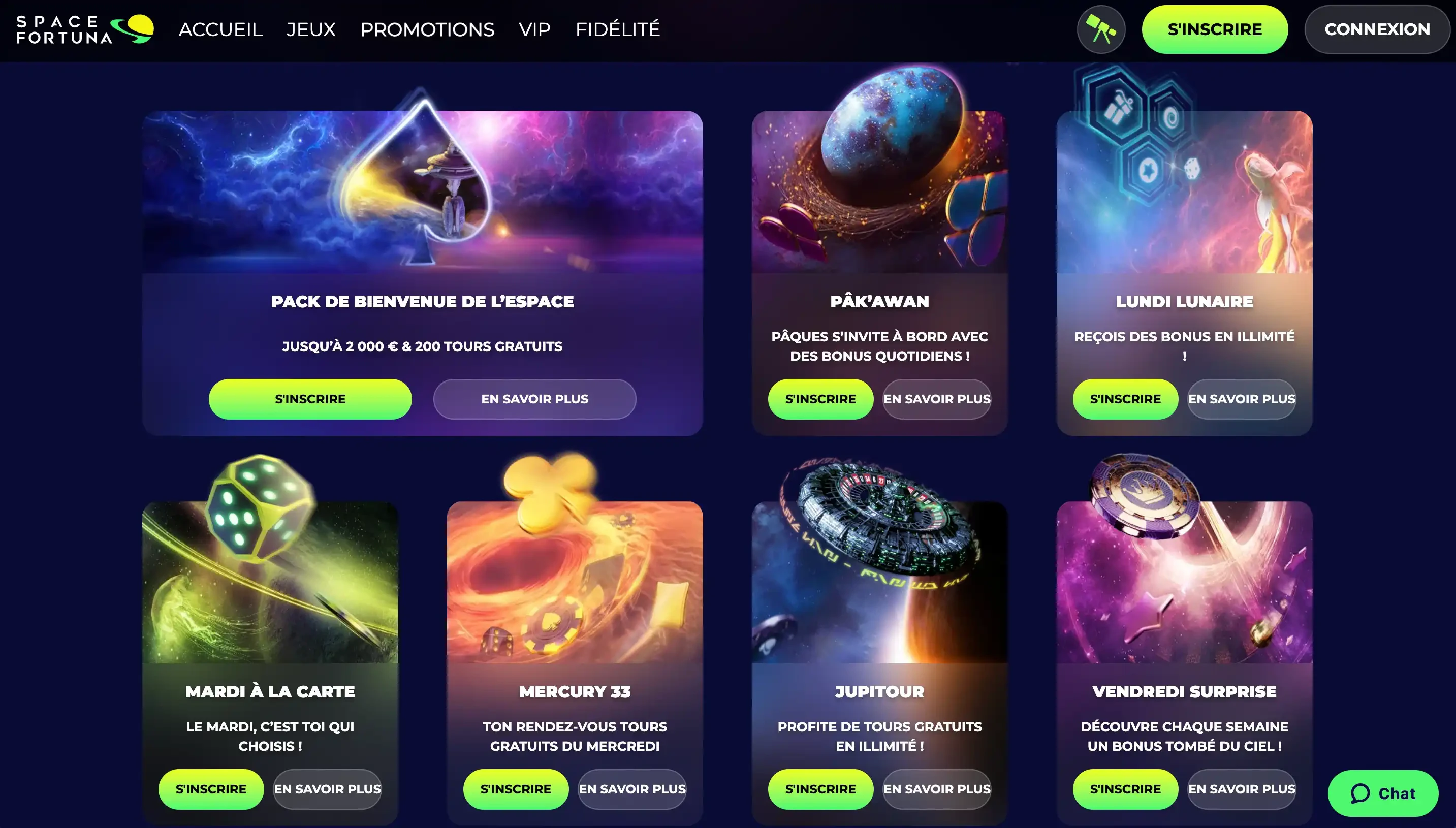 promotions space fortuna