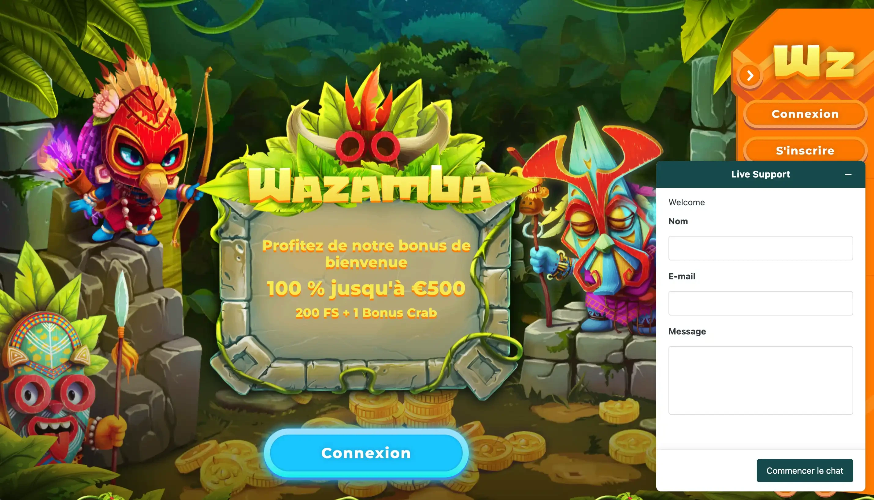 service client wazamba