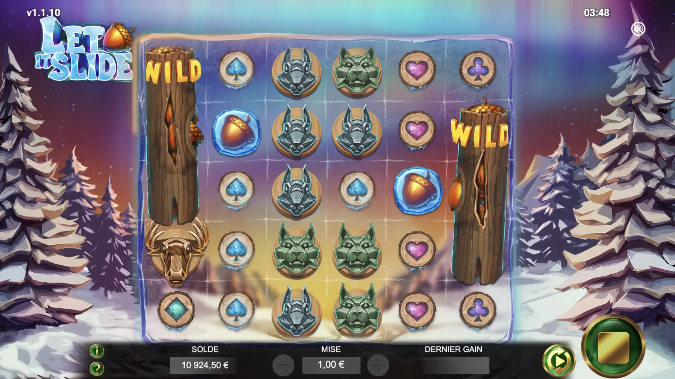 Obtention des parties gratuites sur la machine a sous Let it Slide du provider Yggdrasil Gaming en collaboration avec le studio Jade Rabbit Studio