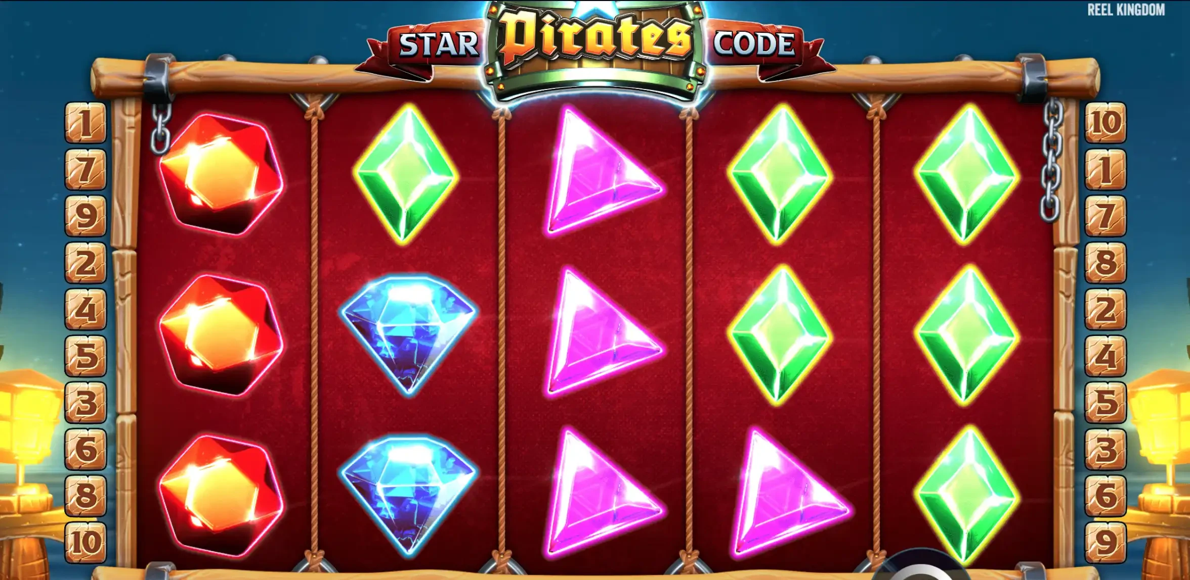 Grille de départ de Star Pirates Code