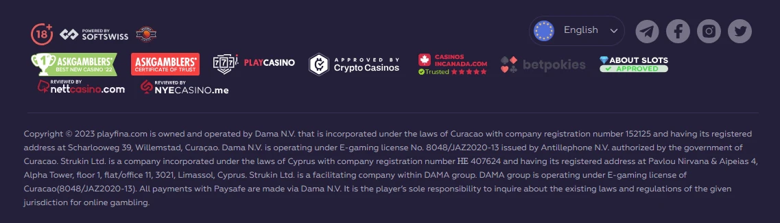 playfina casino