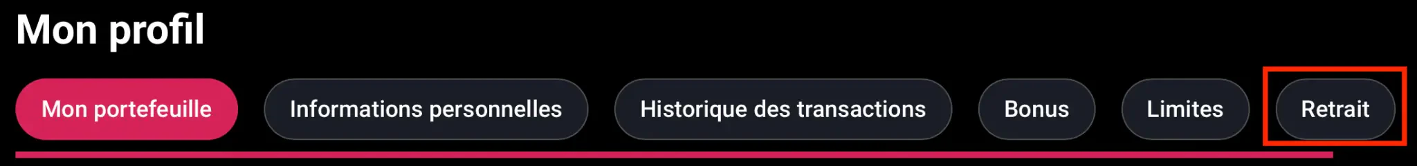 retrait cabarino