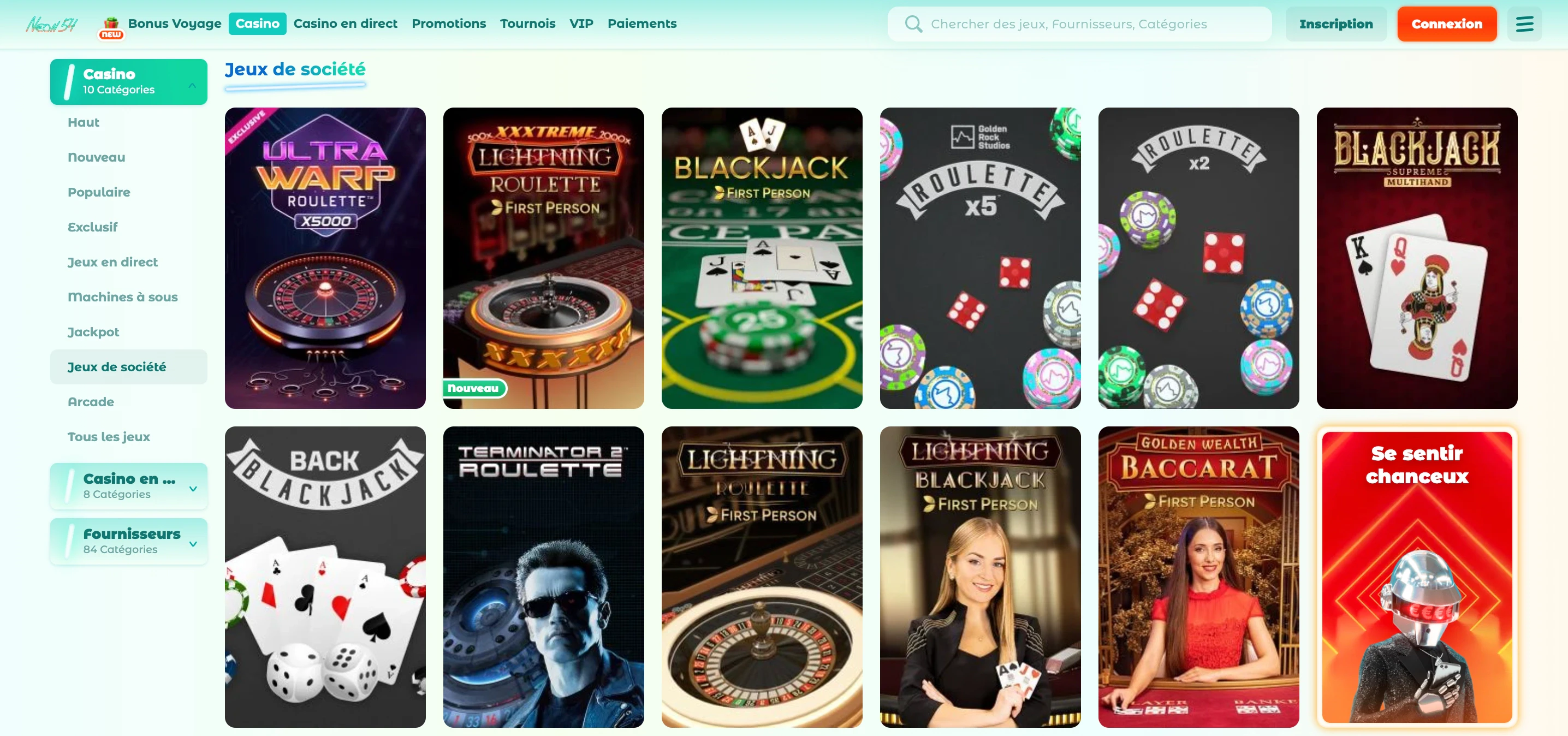 jeux de table neon54