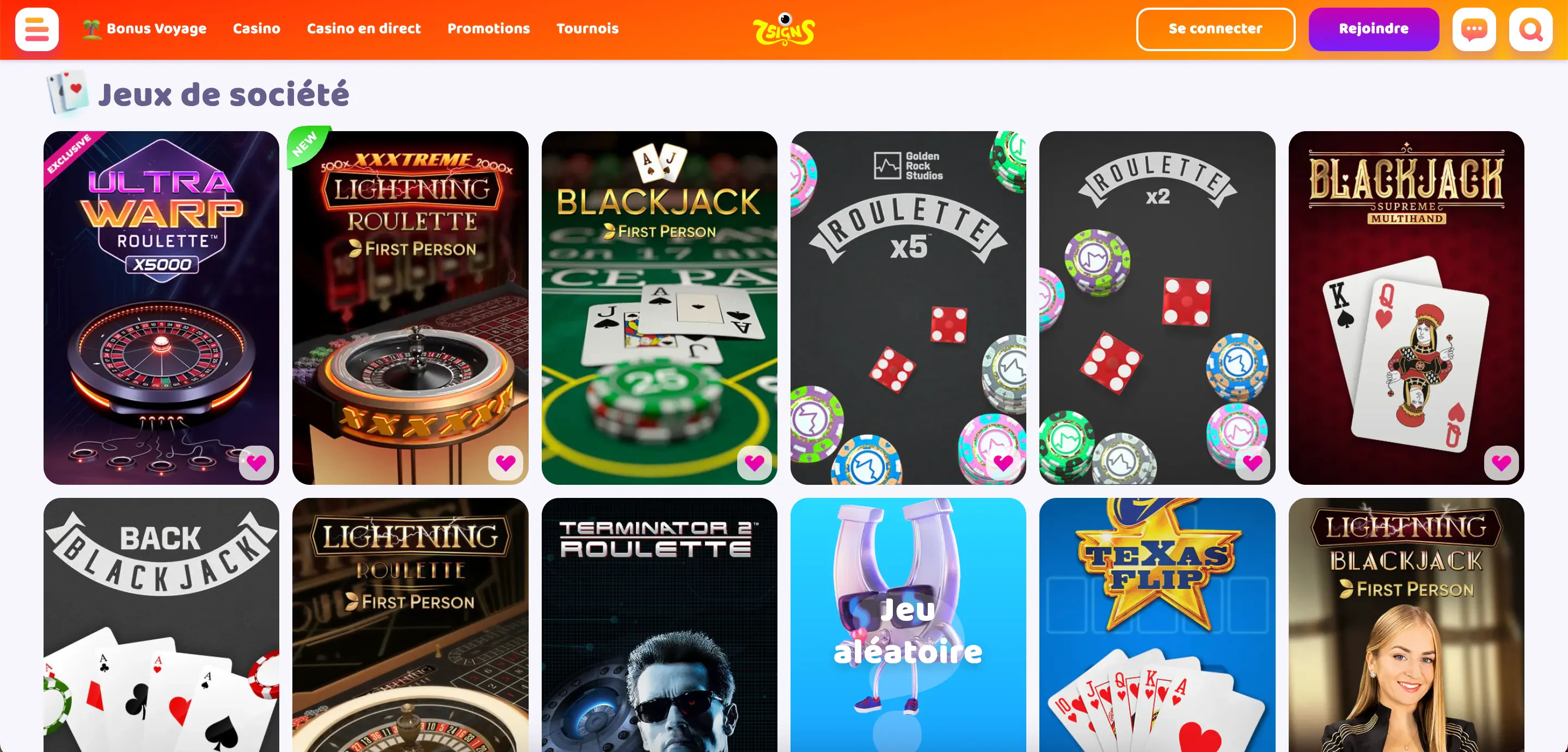 jeux de table 7Signs