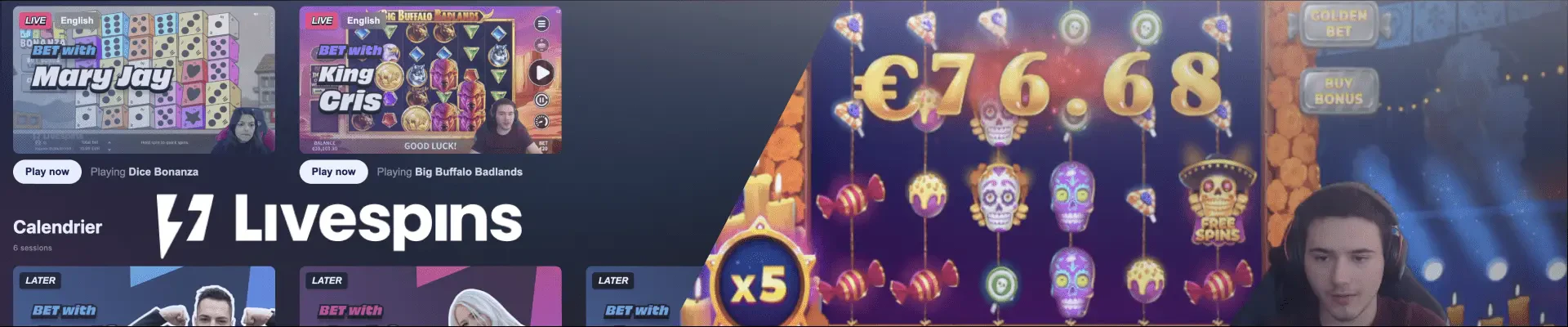 header livespins