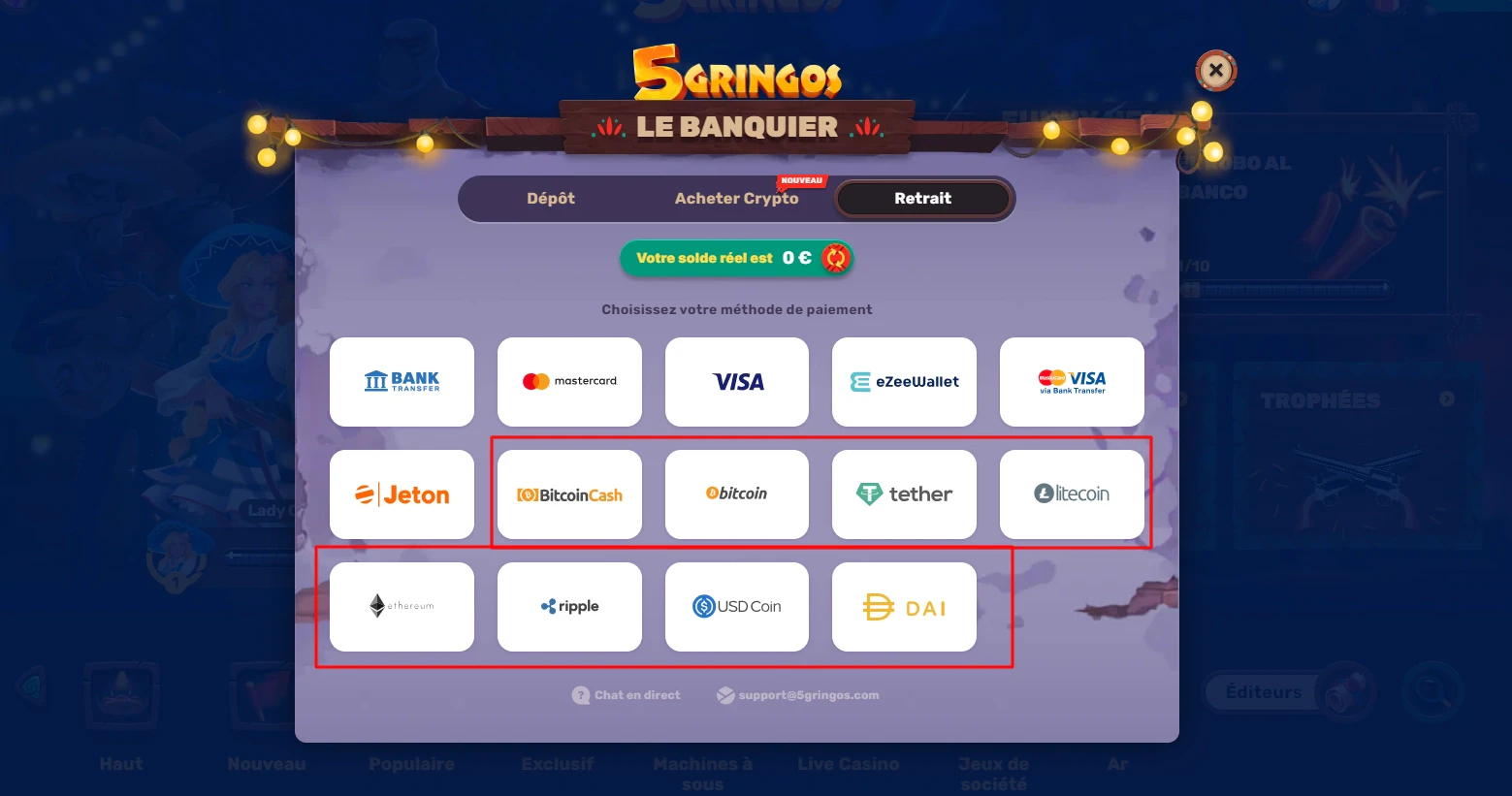 5Gringos crypto monnaies