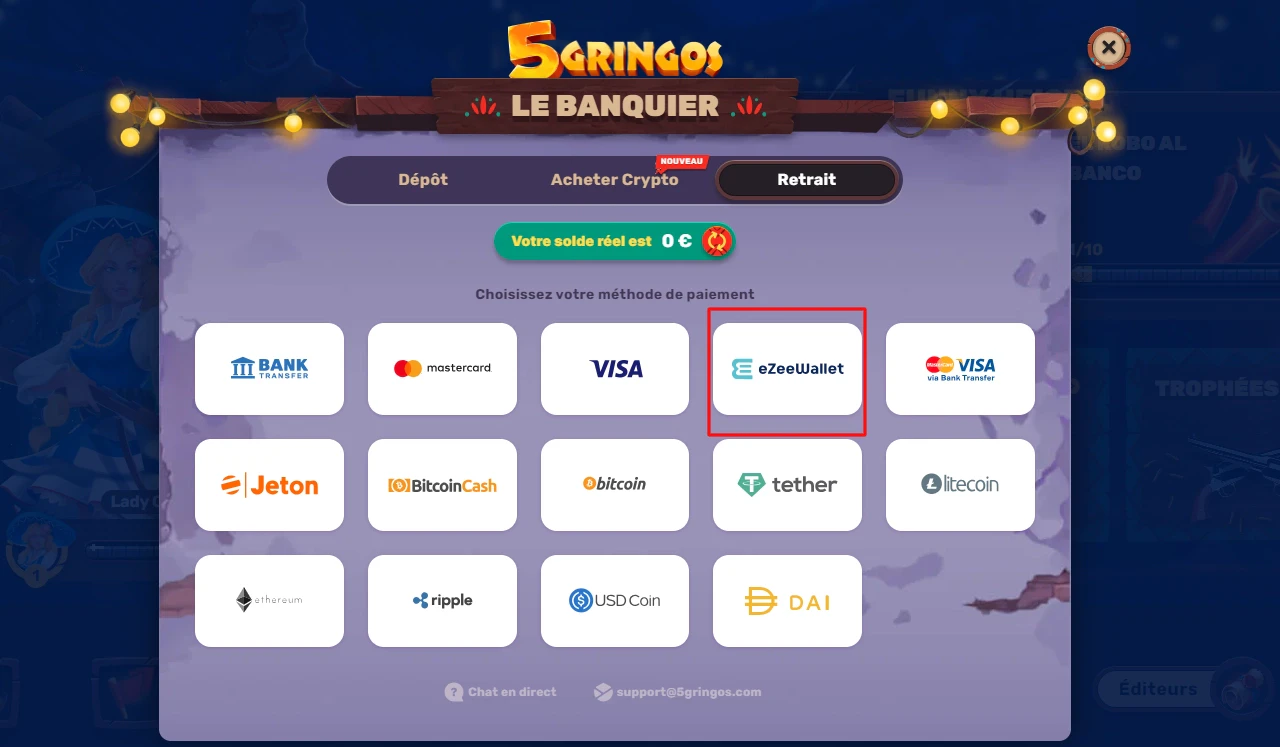 Portefeuilles électroniques 5Gringos