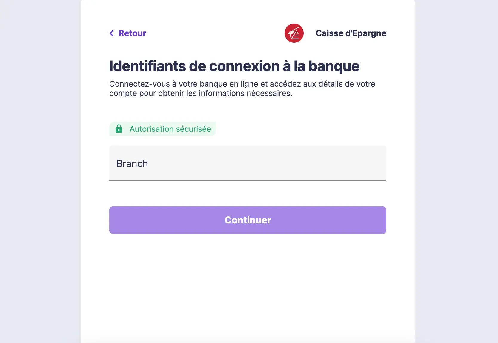 dépôt virement étape 2