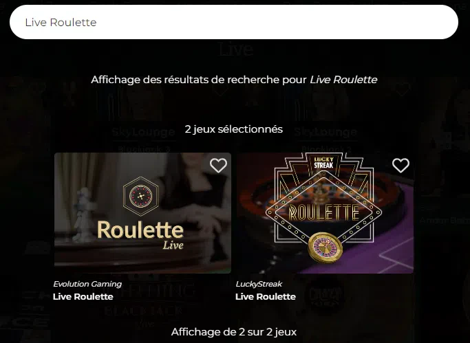Live Roulette