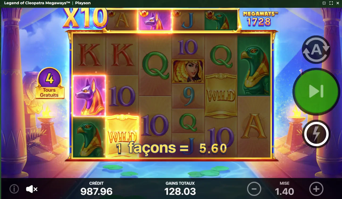 Legend of Cleopatra Megaways