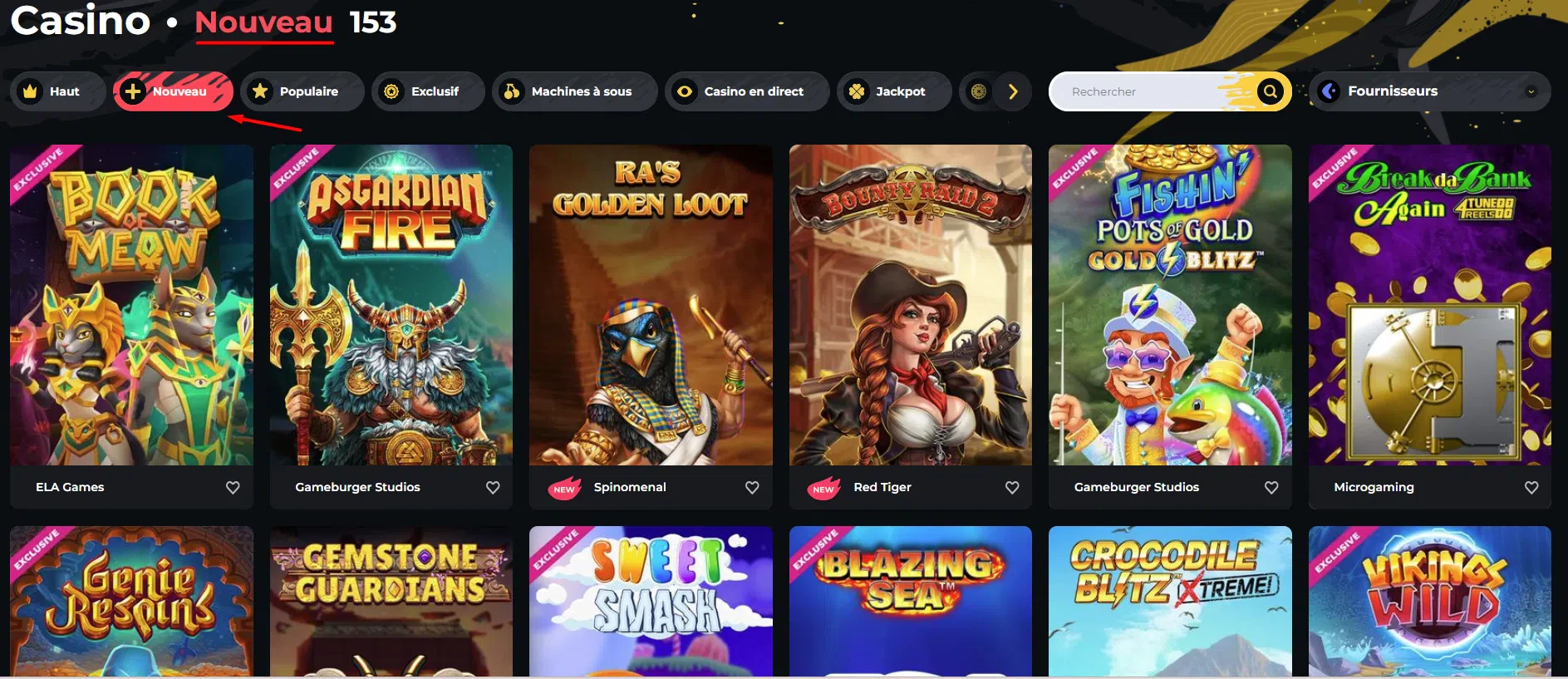 Nouveaux jeux Boomerang