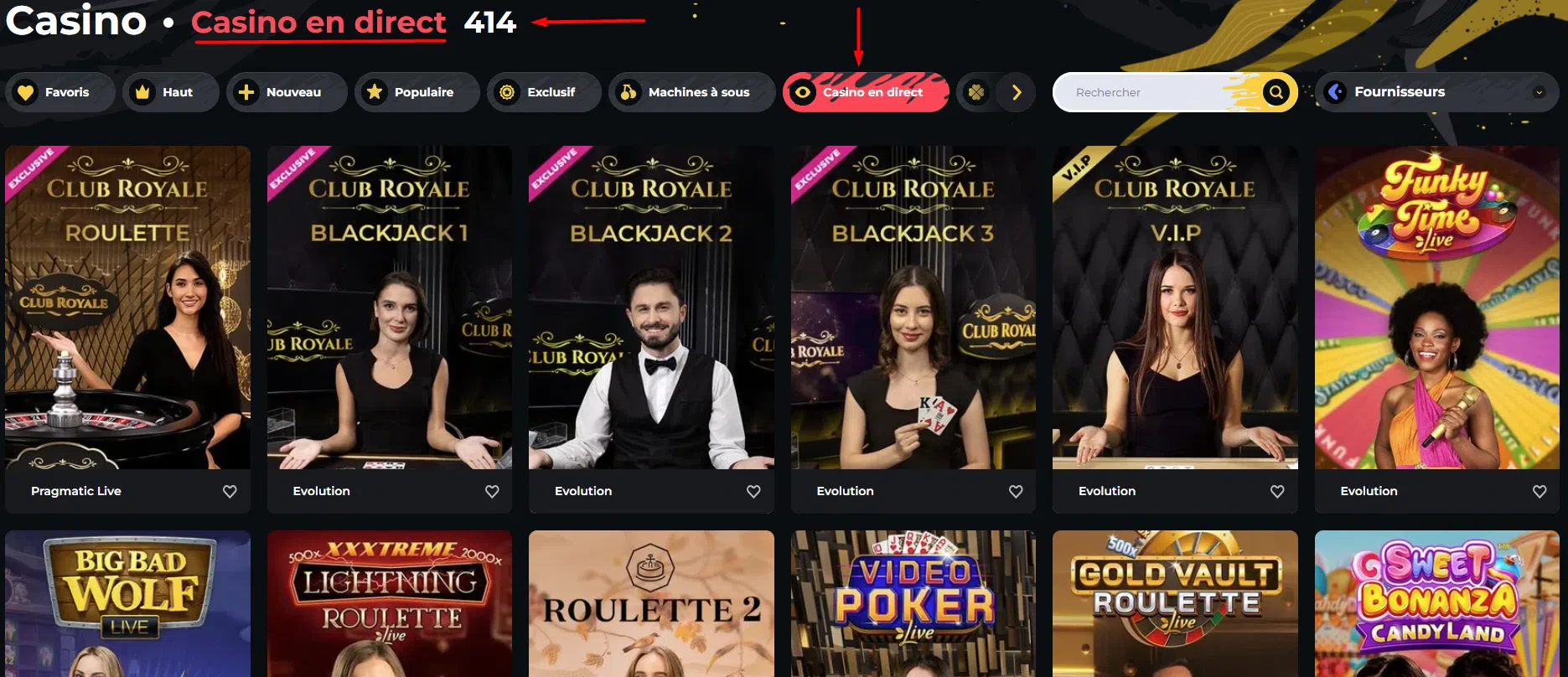 Casino en direct