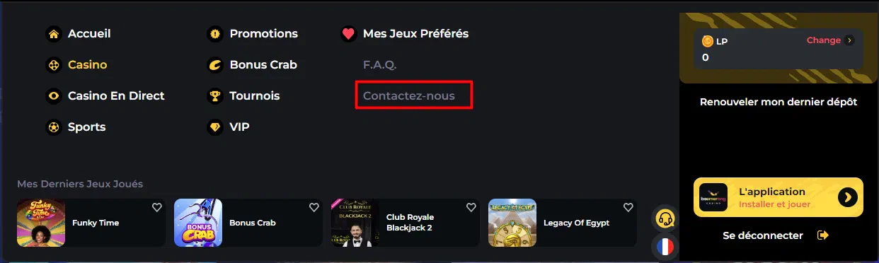 Contactez-nous