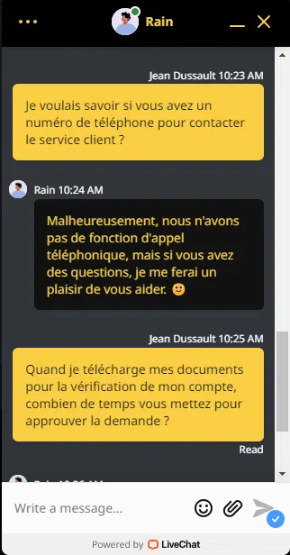 Chat agent