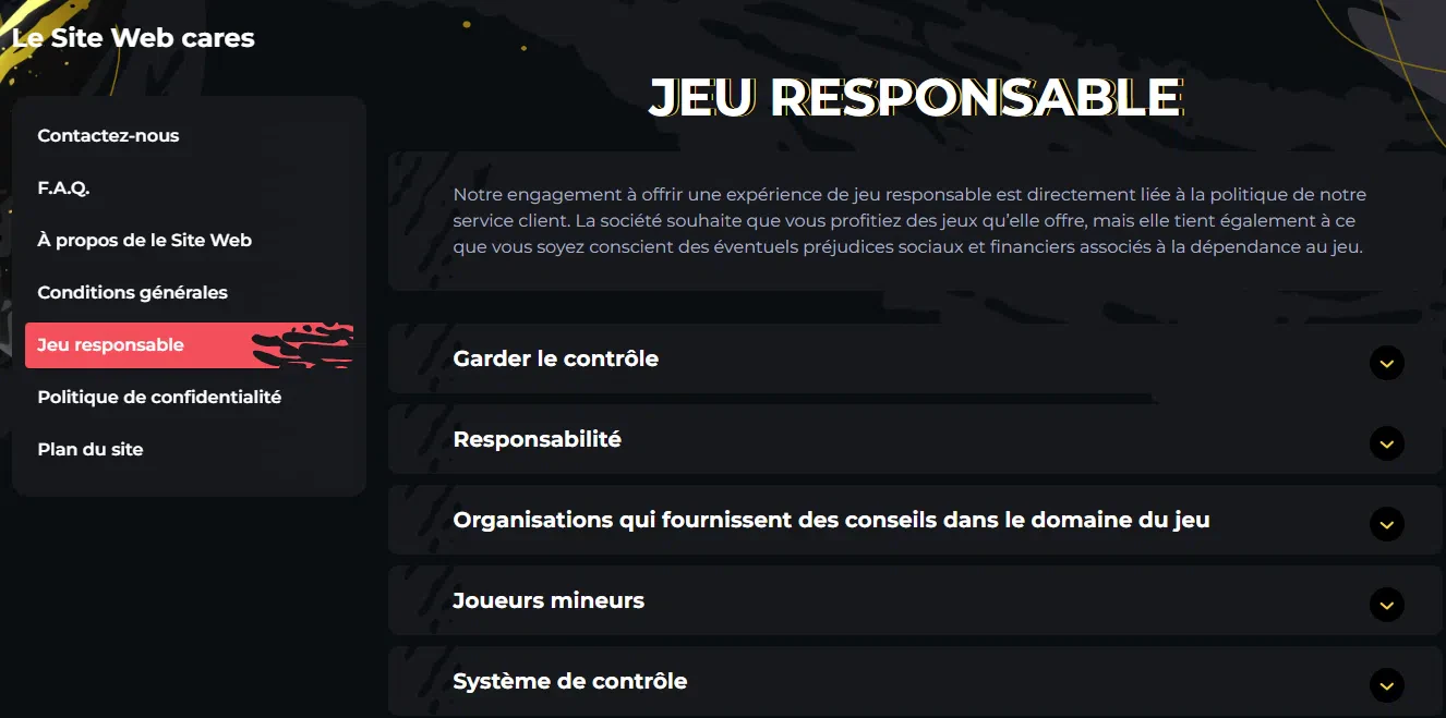 Jeu responsable