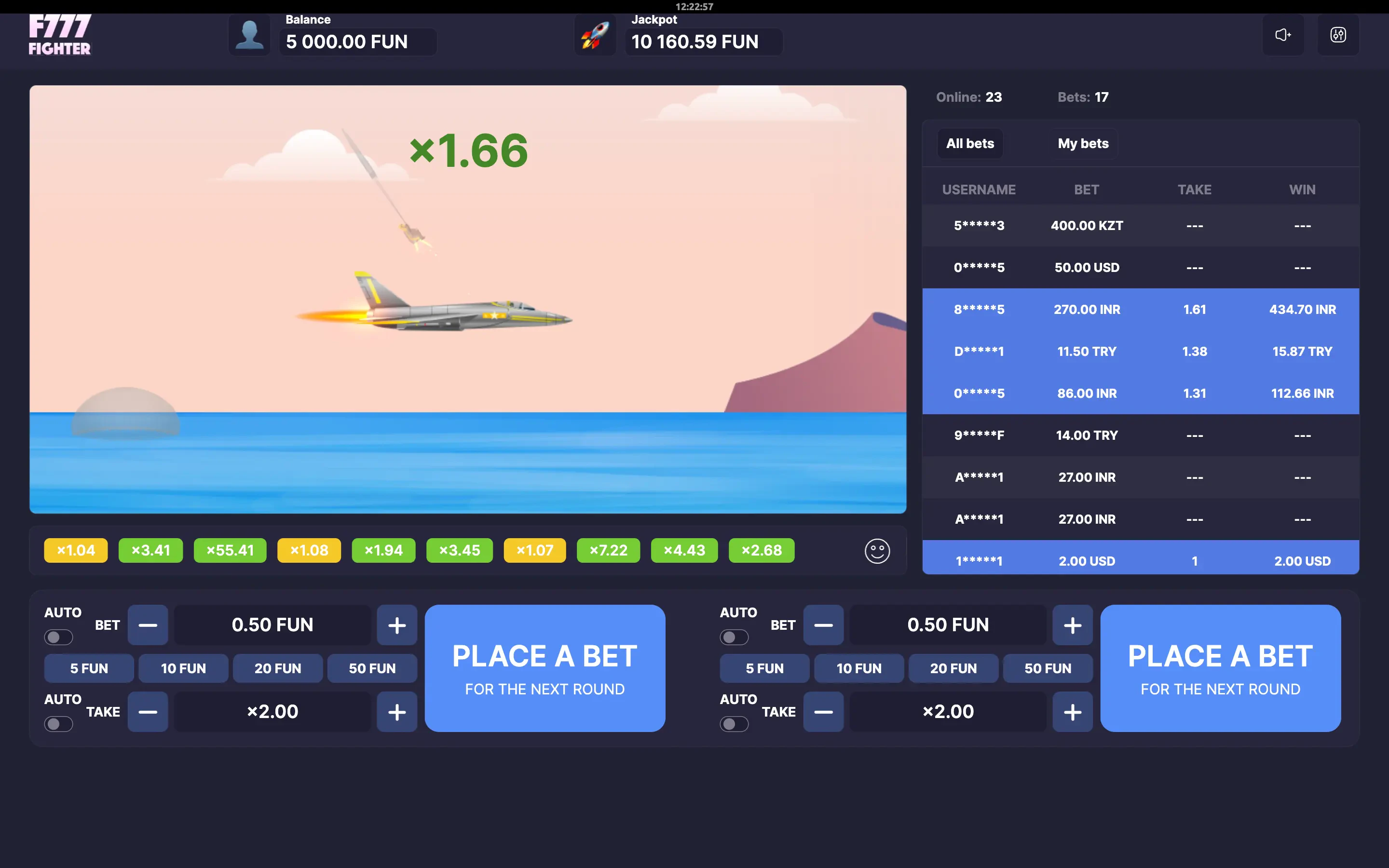 F777 Fighter OnlyPlay