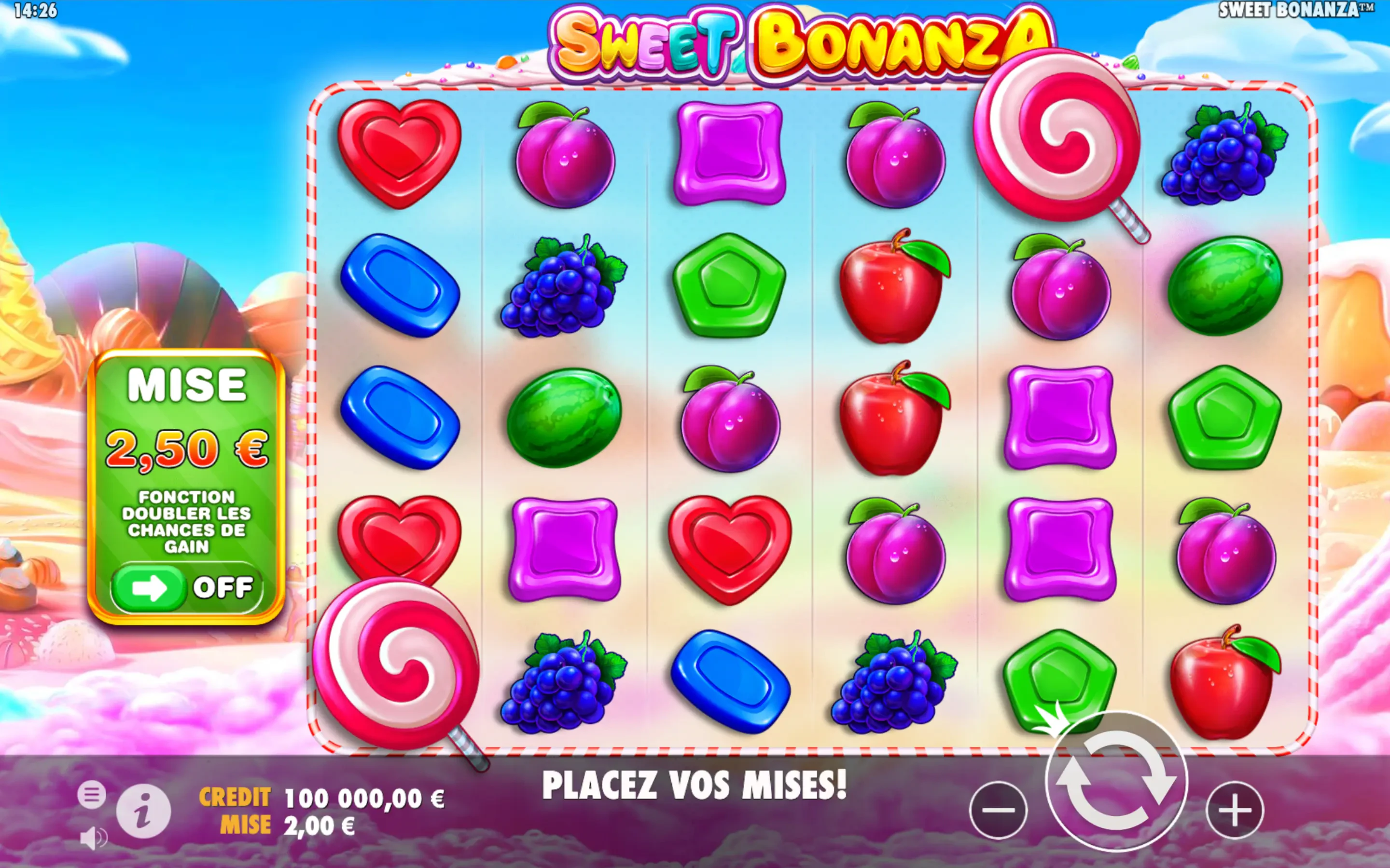 Sweet Bonanza mode démo