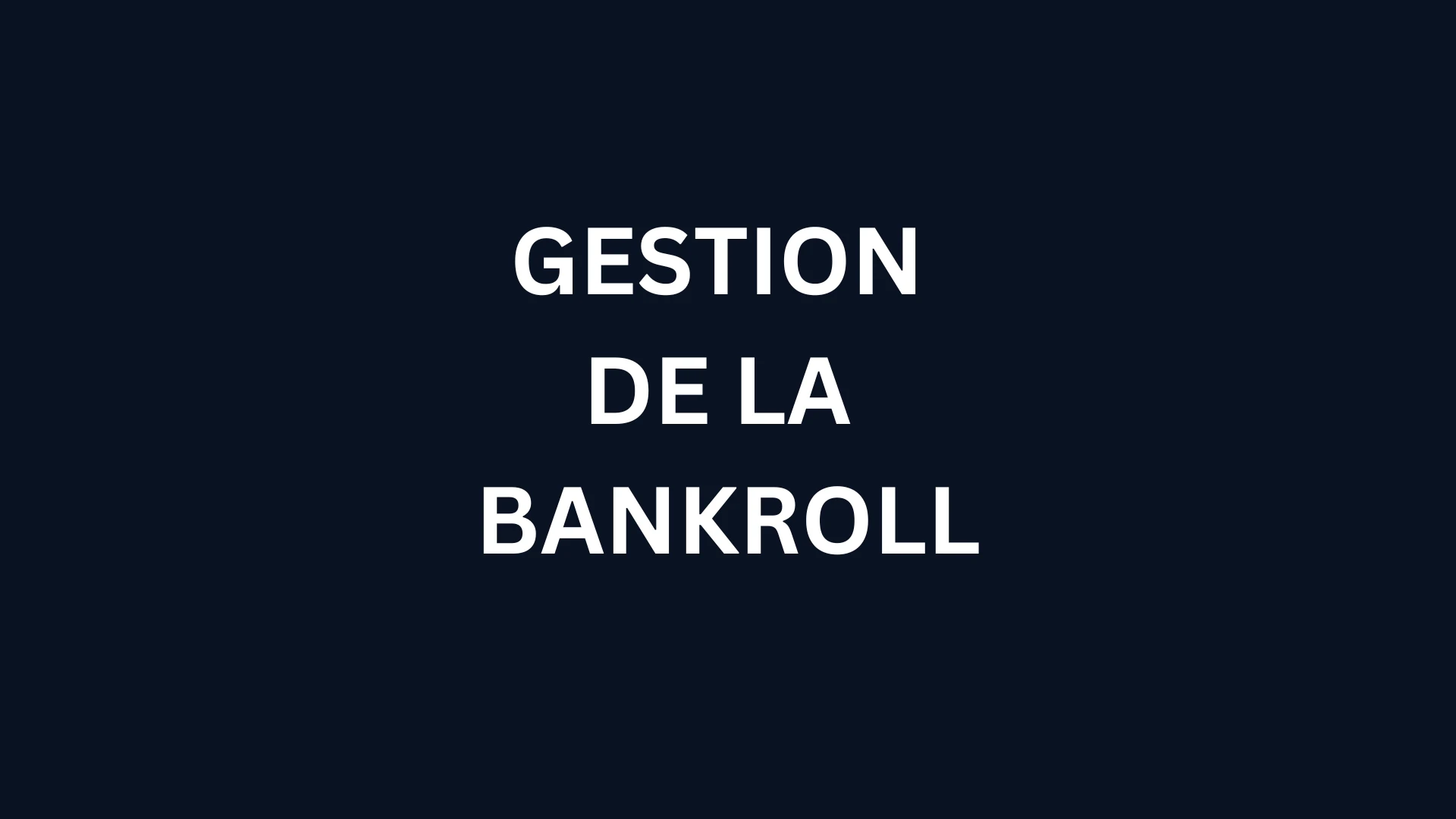 La gestion de la baknroll est très importante dans l'unviers du casino en ligne