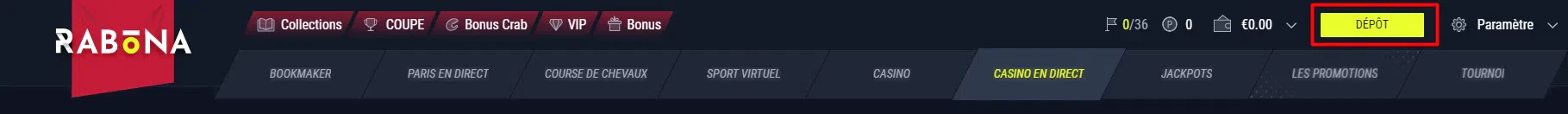 Dépôt Rabona