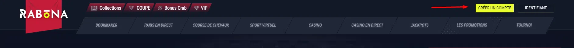 Inscription Rabona Casino