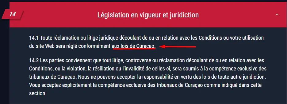 Législation Rabona