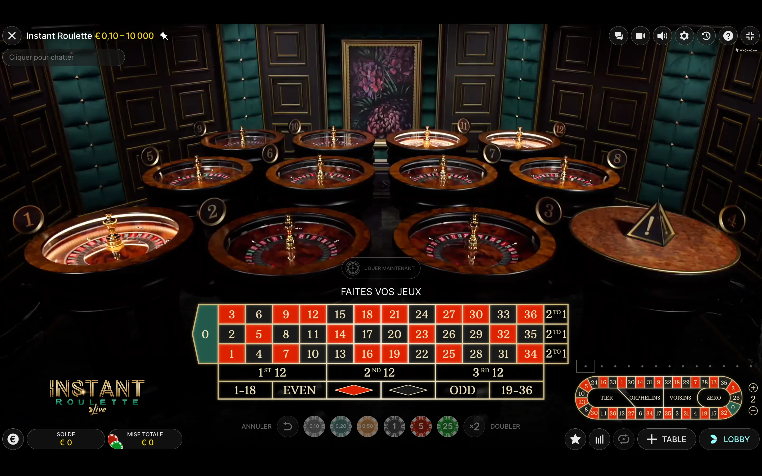 Instant Roulette