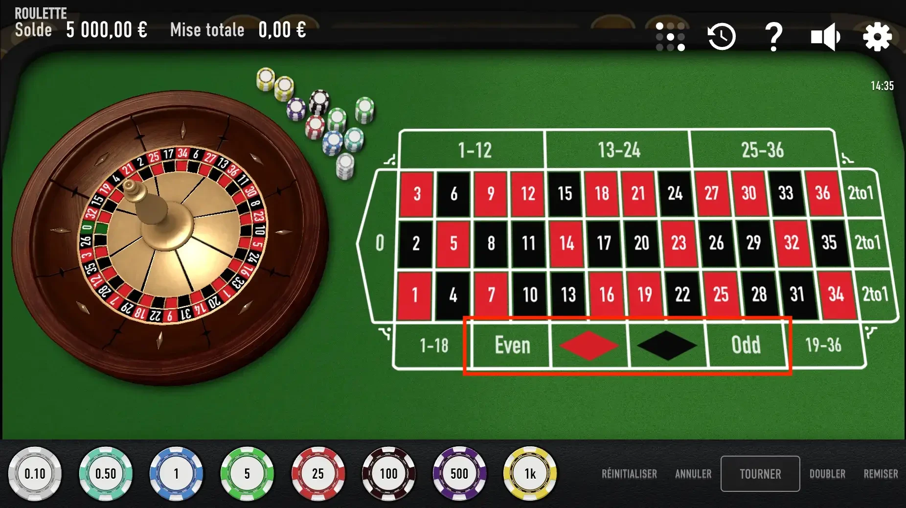 mises roulette