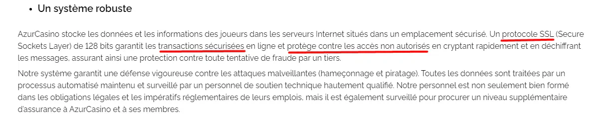 Sécurité des transactions
