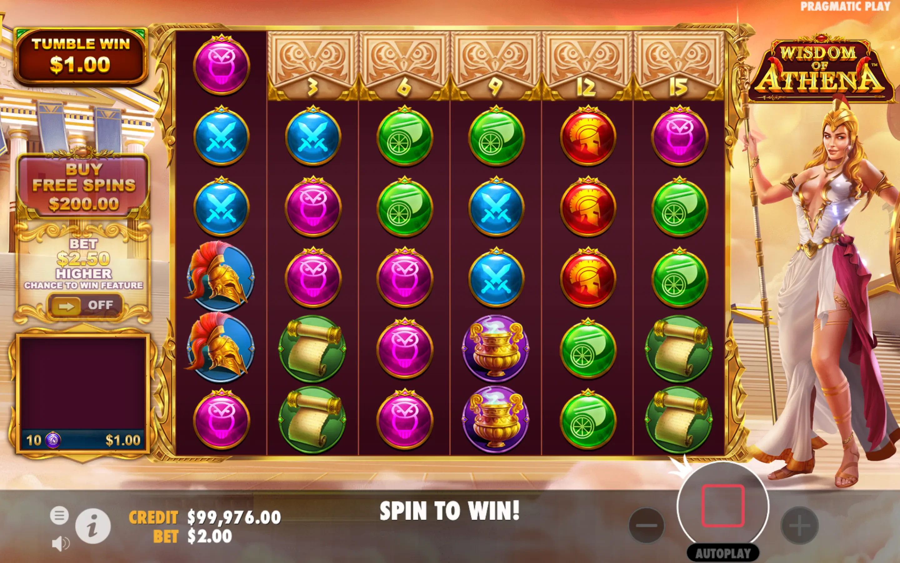 Wisdom of Athena feature