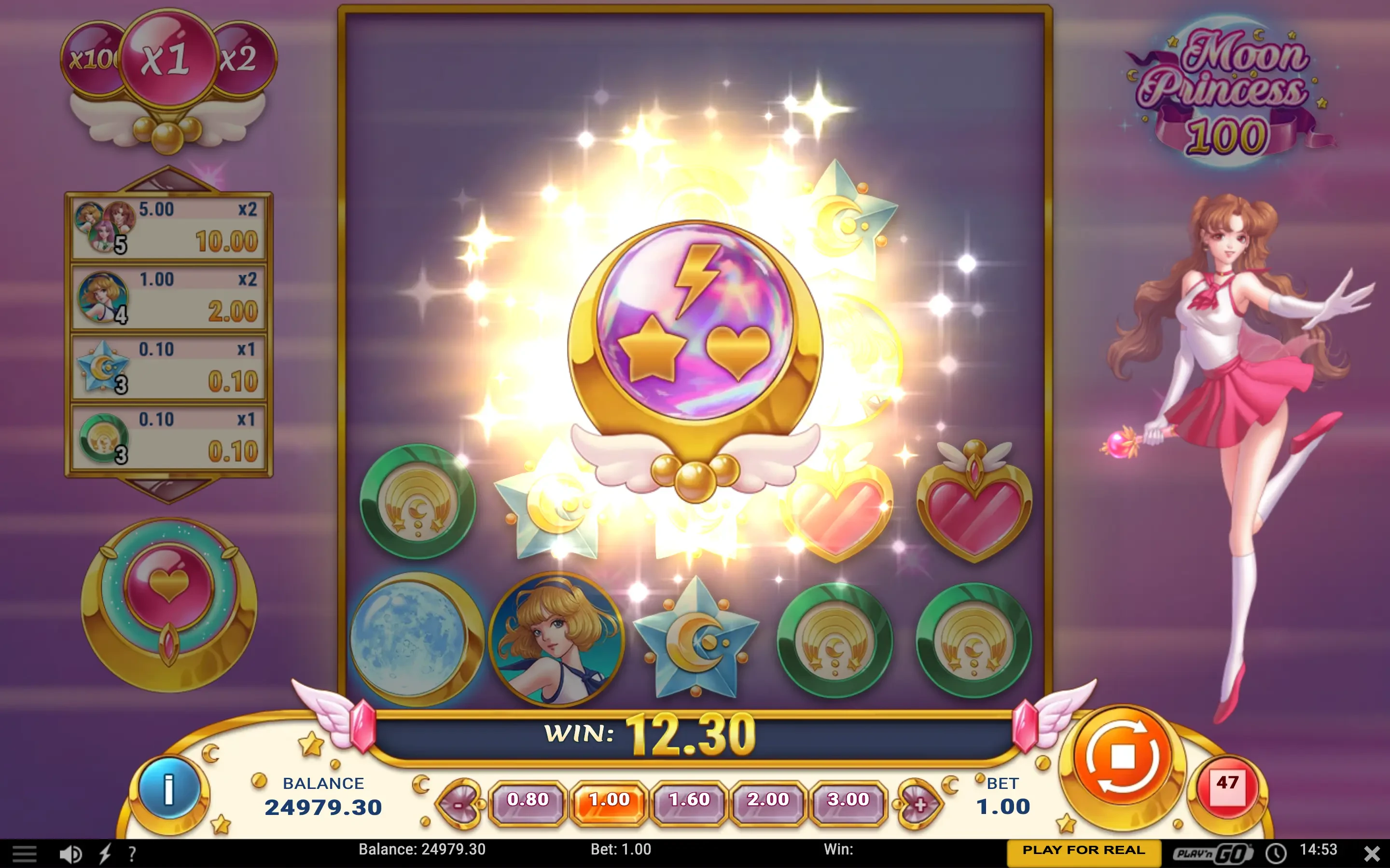 Moon Princess 100 Trinity