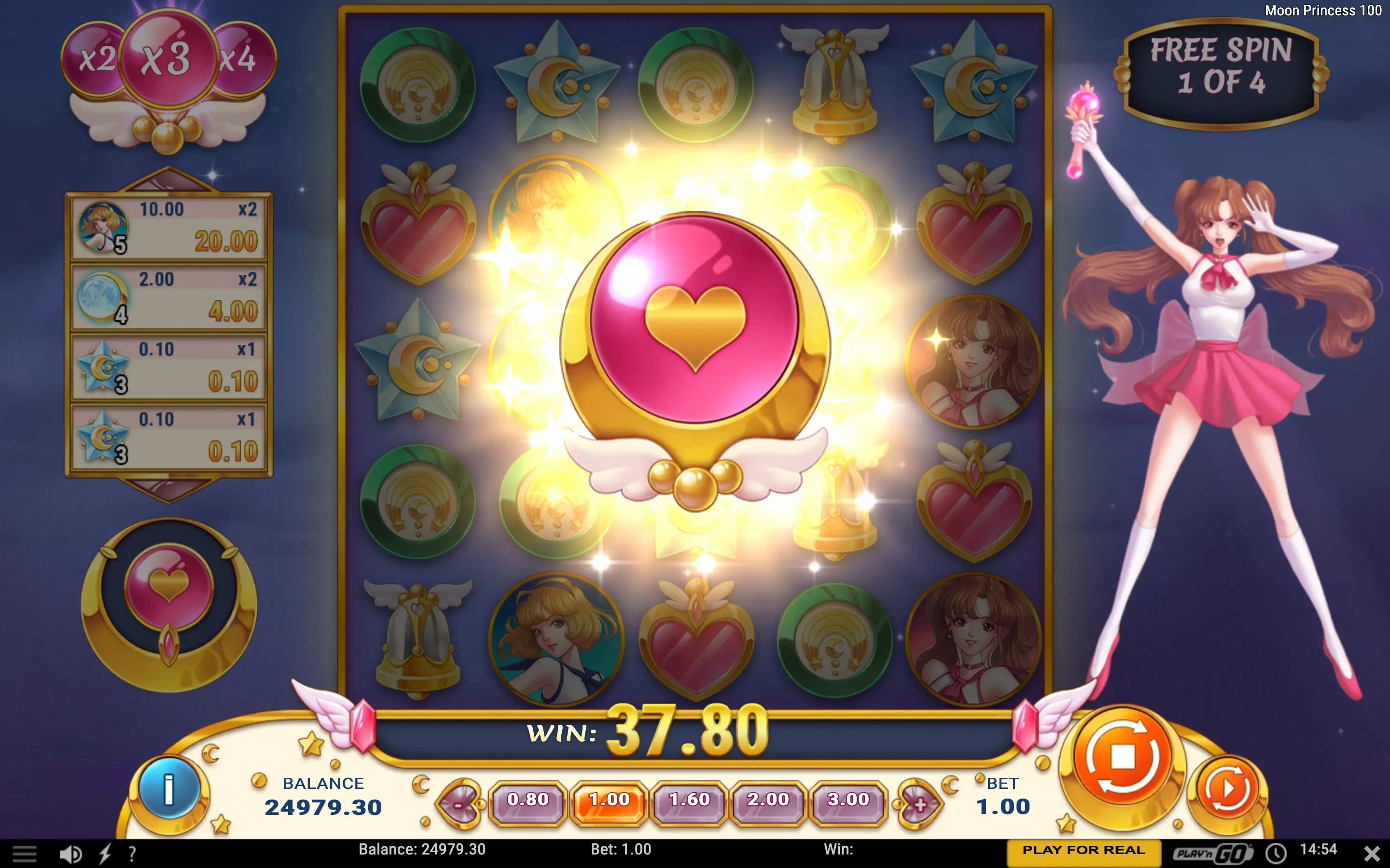 Moon Princess 100 Bonus