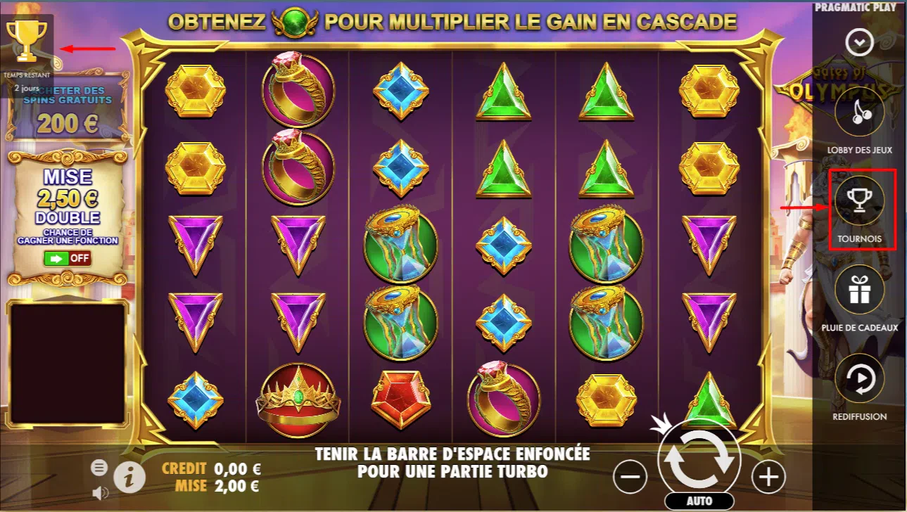 Drops & wins Gates of Olympus