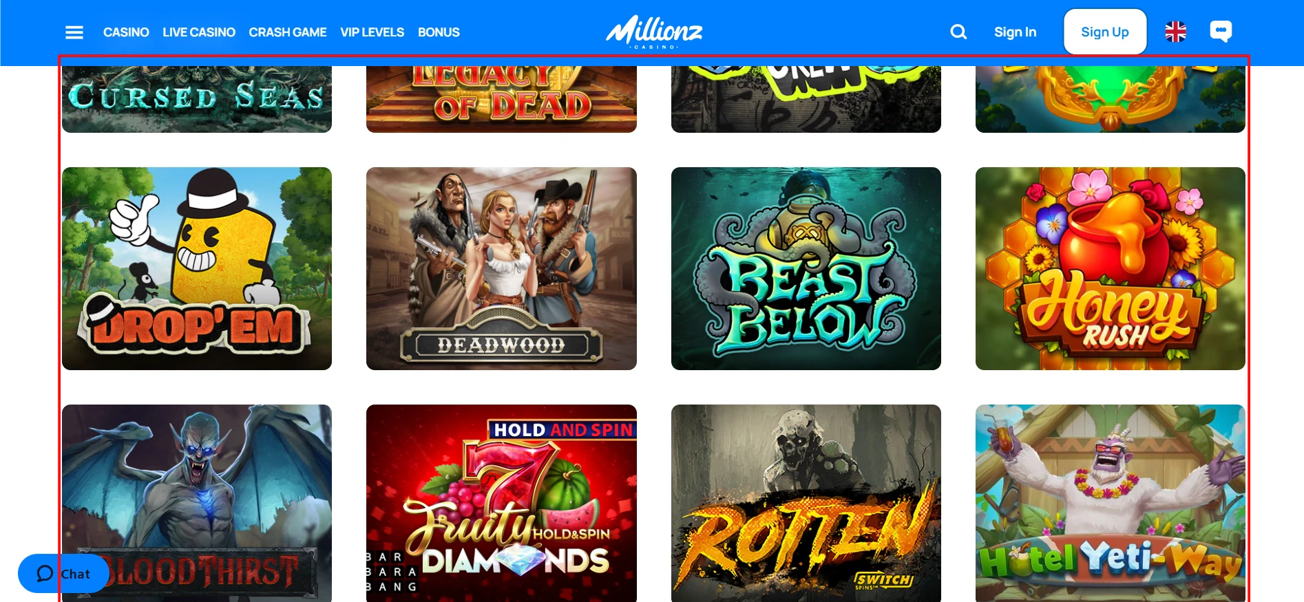 Les meilleures machines à sous se trouvent sur Millionz Casino