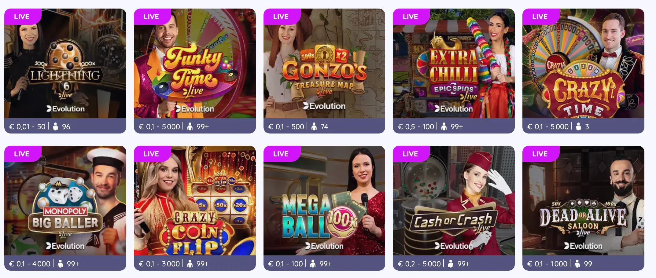 live casino jackpot bob