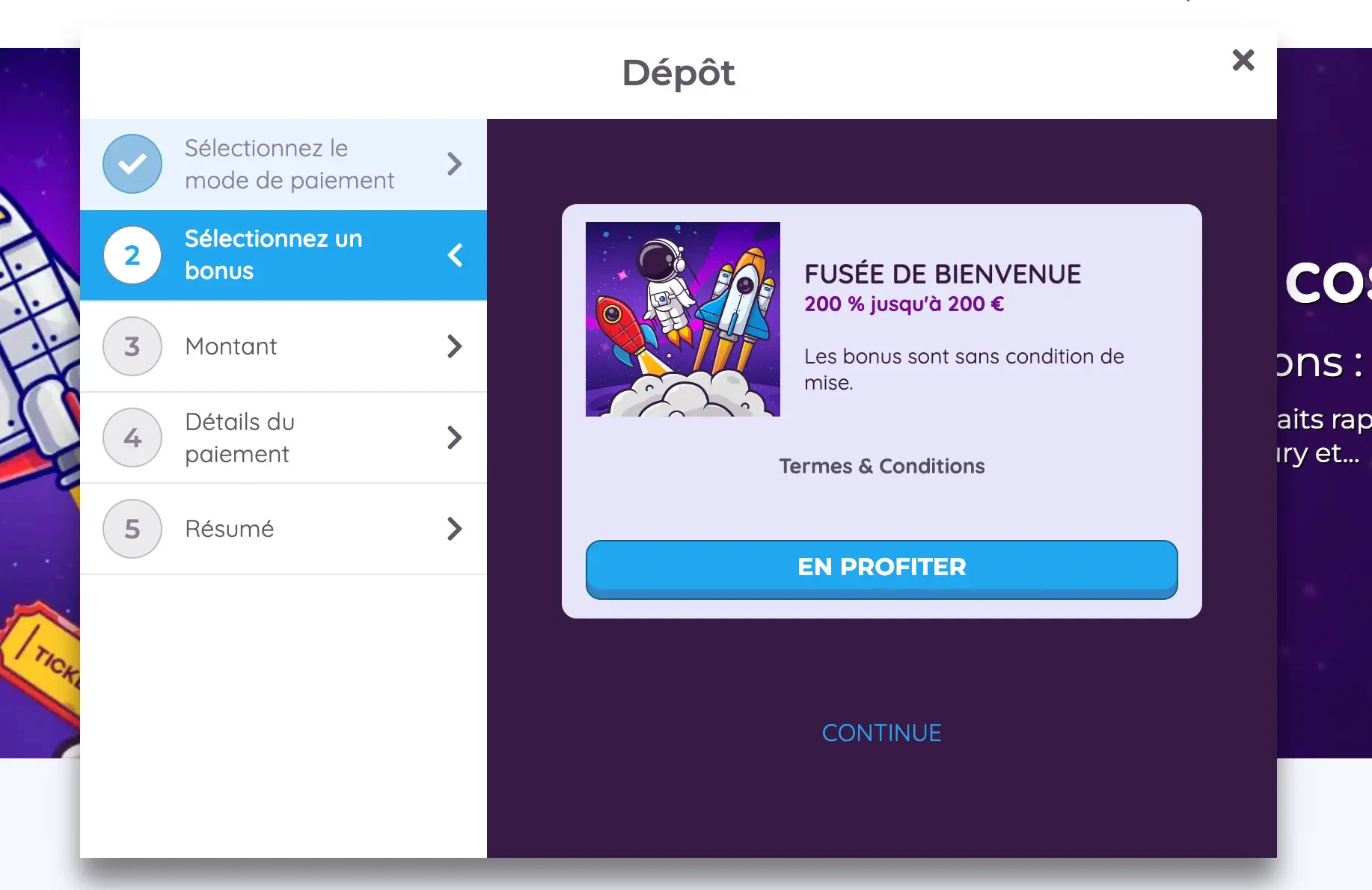 dépôt jackpot bob