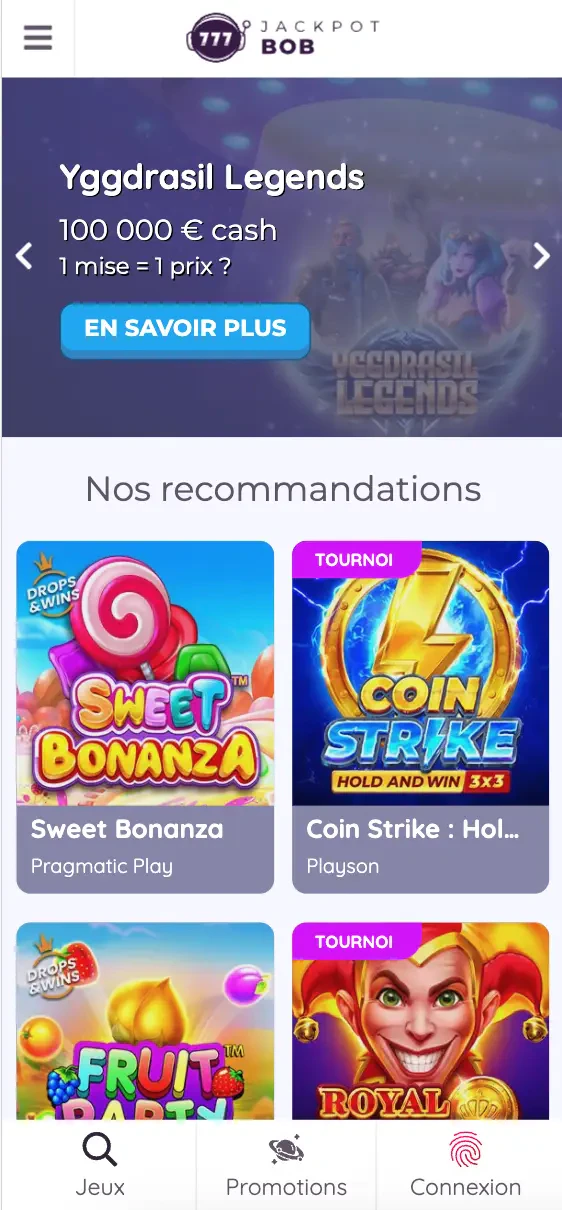 version mobile jackpot bob