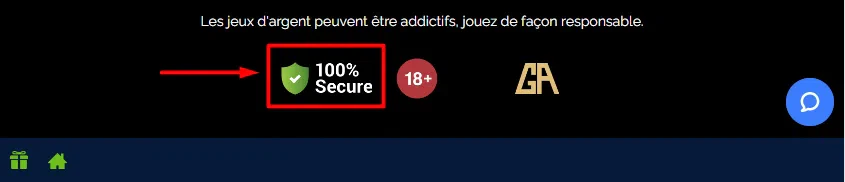 Sécurité Azur Casino