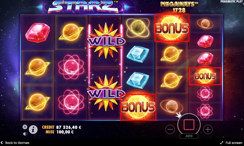 3 symboles bonus